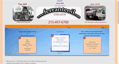 Desktop Screenshot of ferranteoil.com